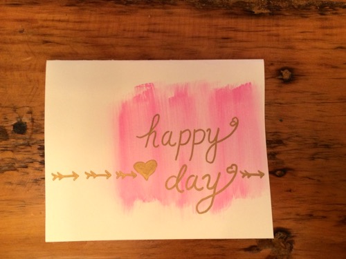 52 Weeks of Mail: Week 6 Watercolor Valentine's Day Cards 3