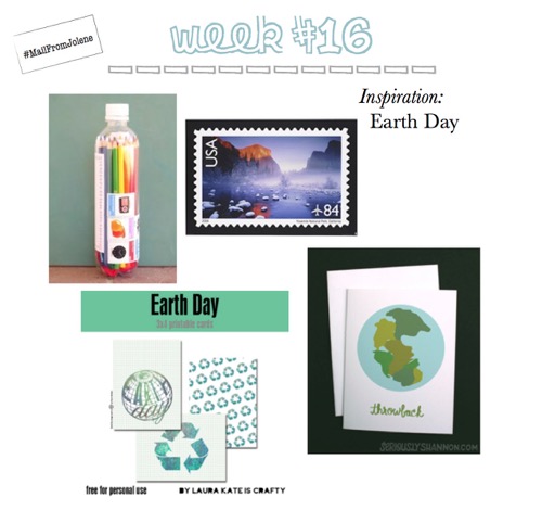 52 Weeks Of Mail-Week 16 Inspiration Earth Day