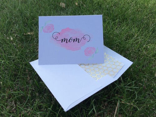 52 Weeks of Mail: Week 18 Mother's Day Cards Water Color