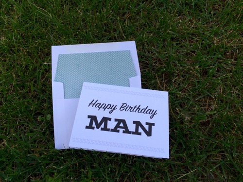52 Weeks of Mail: Week 24 Birthday Cards 7 Man