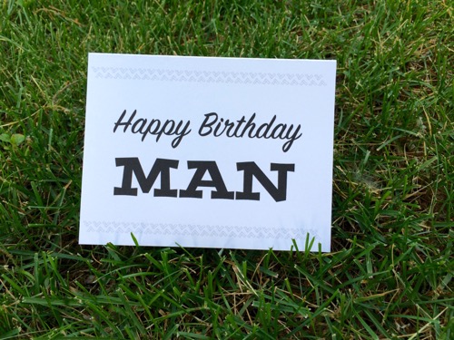 52 Weeks of Mail: Week 24 Birthday Cards 7 Man