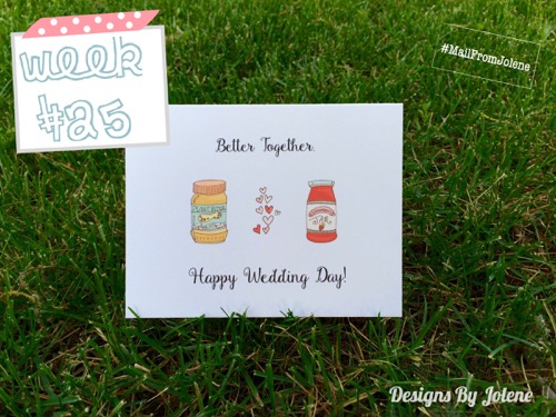 52 Weeks Of Mail- Week 25 Feature Photo | Wedding Wishes