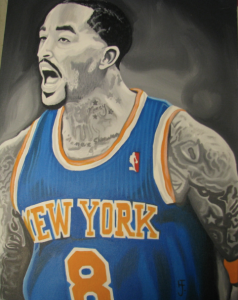 King H's J.R. Smith painting