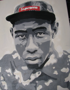 Henry Fuller's portrait of rapper Tyler, the Creator