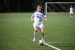 Cam Keough/The Chronicle - Jill Mulholland's comeback season has started to hit a stride, with four goals in four games