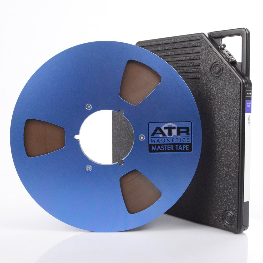 Master Tape 1/4″ x 2,500′ 10.5″ NAB Metal Reel Tape Care Box