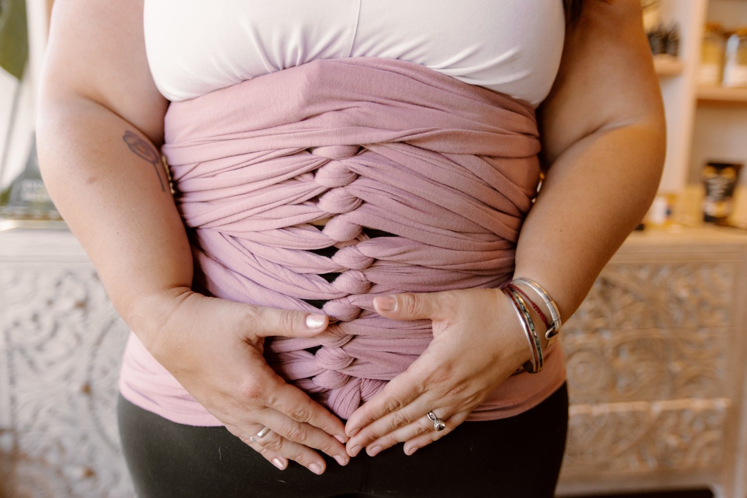 Postpartum Bengkung Belly Binding