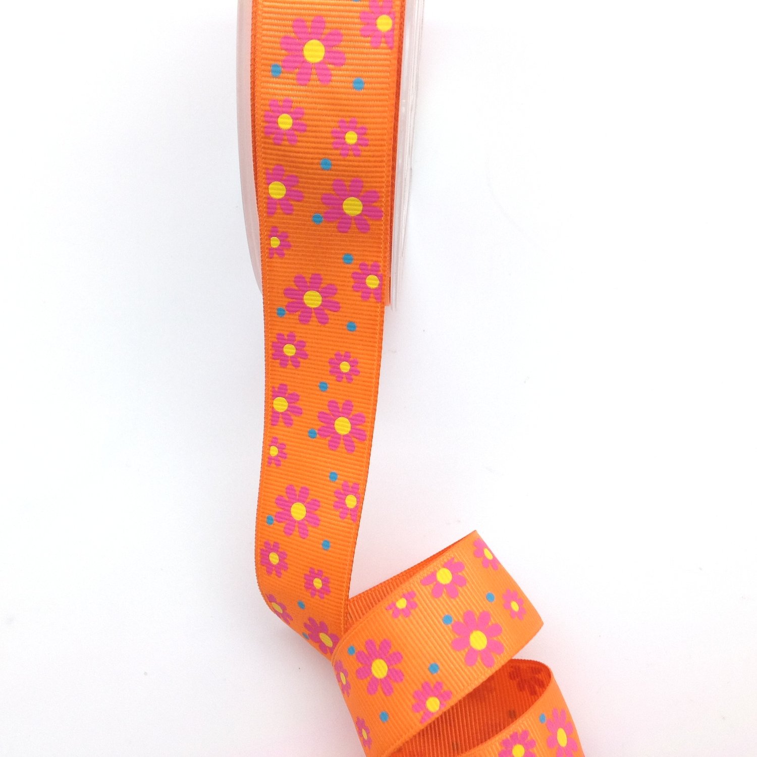 Cockatoo vertical print 22mm printed grosgrain ribbon 2 METRES 