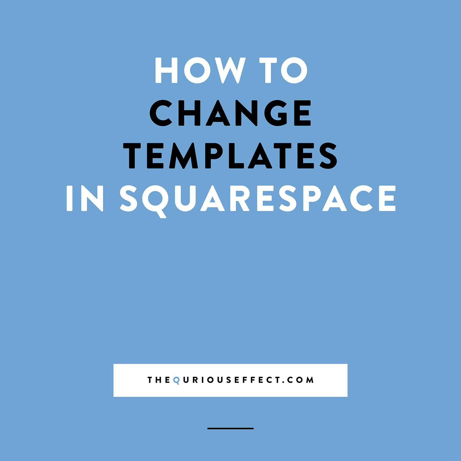 How to Change Templates in Squarespace Nonprofit Marketing Materials