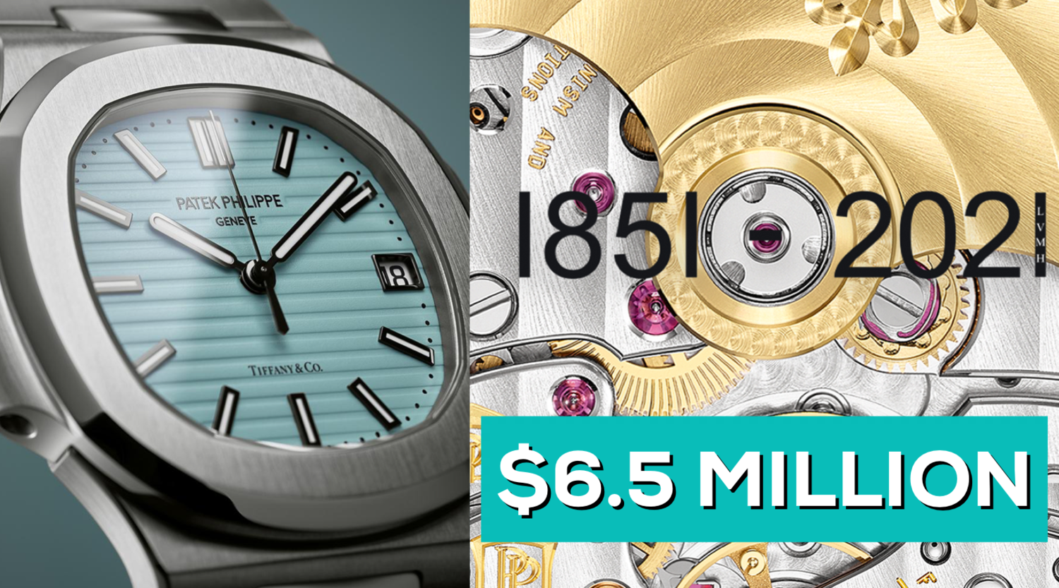 Patek Philippe's Tiffany Blue Nautilus watch fetches $6.5 million