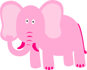 the pink elephant