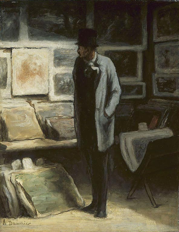 "The Print Collector," by Honore Victorin Daumier, c. 1857-63, Art Institute of Chicago