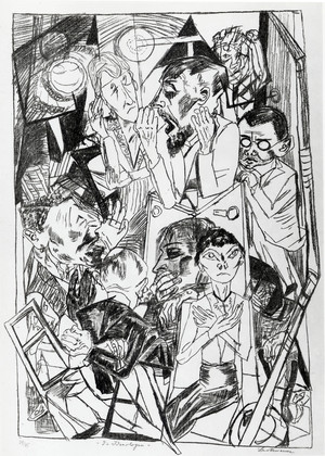 "The Ideologists," by Max Beckmann, 1919, Museum of Modern Art