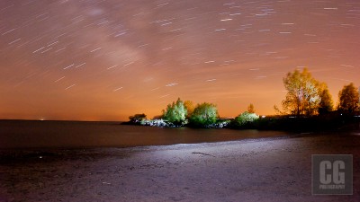 Night Photography at Port Stanley Little Beach
