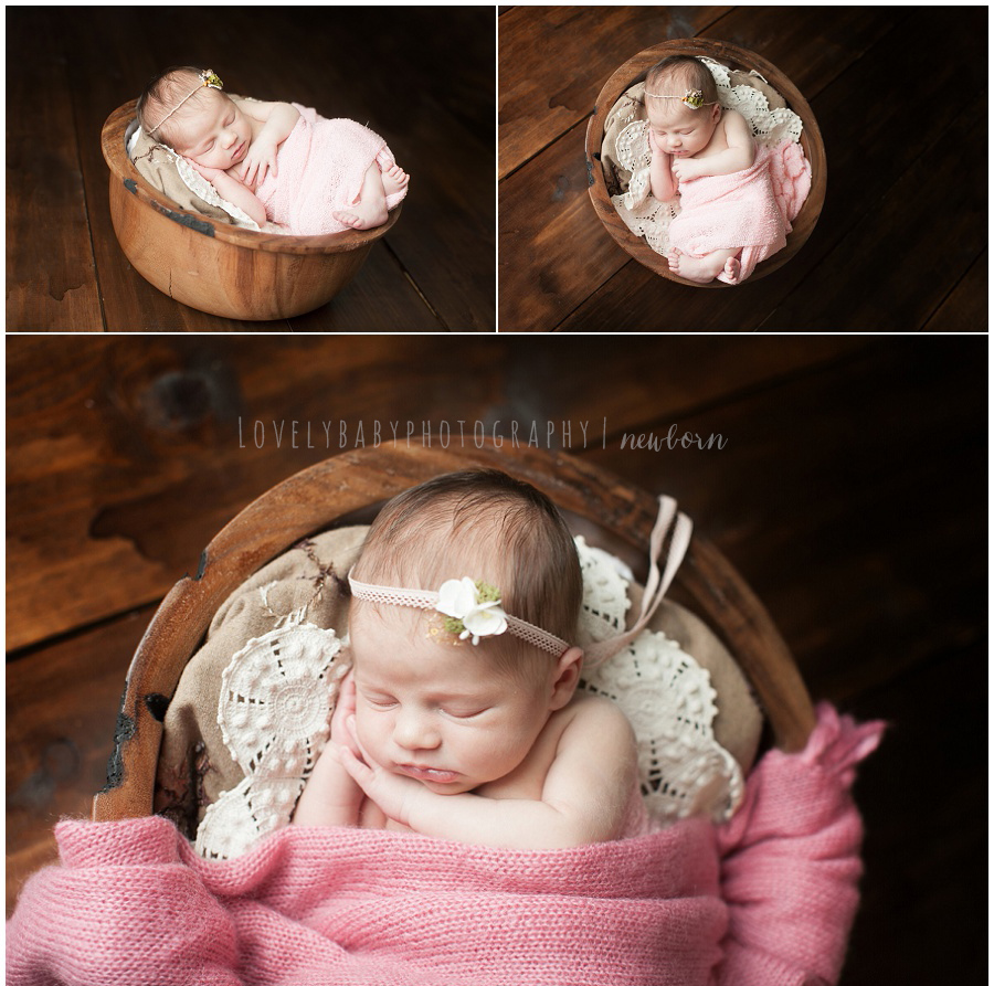 10 organic style studio newborn photography