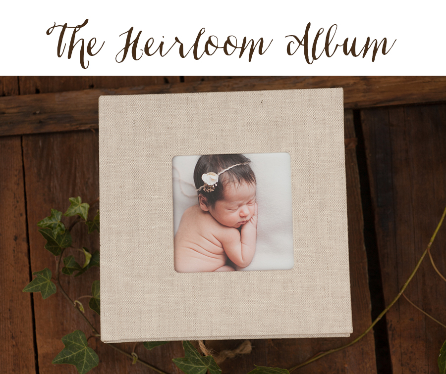 01 heirloom album by lovely baby photography