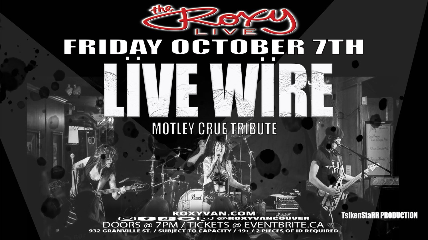 Motley Crue Tribute Band Live Wire