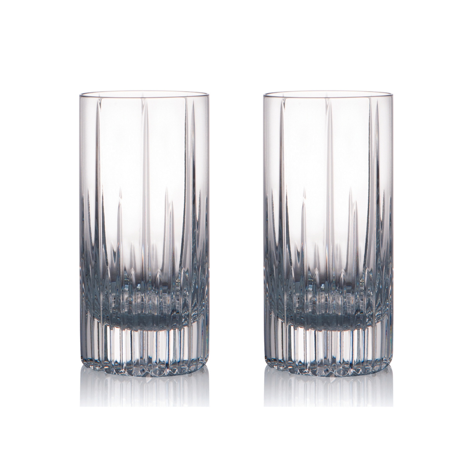 Pair Of Crystal Skylight Vodka Shot Glasses, Eliská