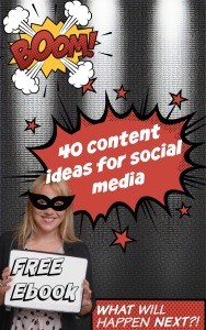 40 social media content ideas