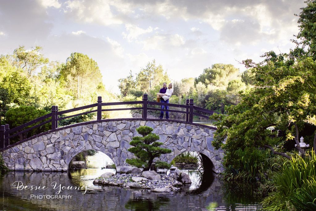 Shinzen Japanese Gardens Fresno Engagement Photos Adam Kelsey