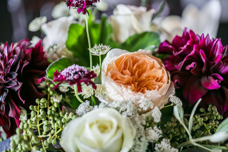 waldenwoods wedding reception flowers