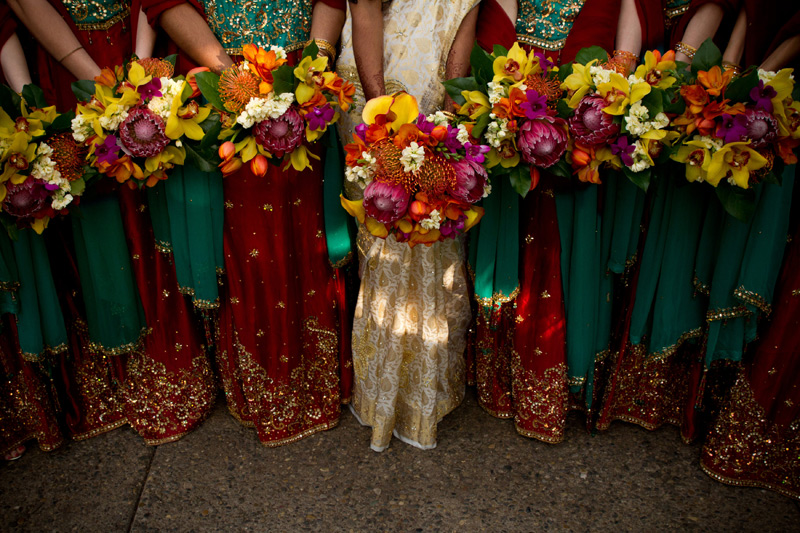colorful flowers for indian wedding ann arbor michigan