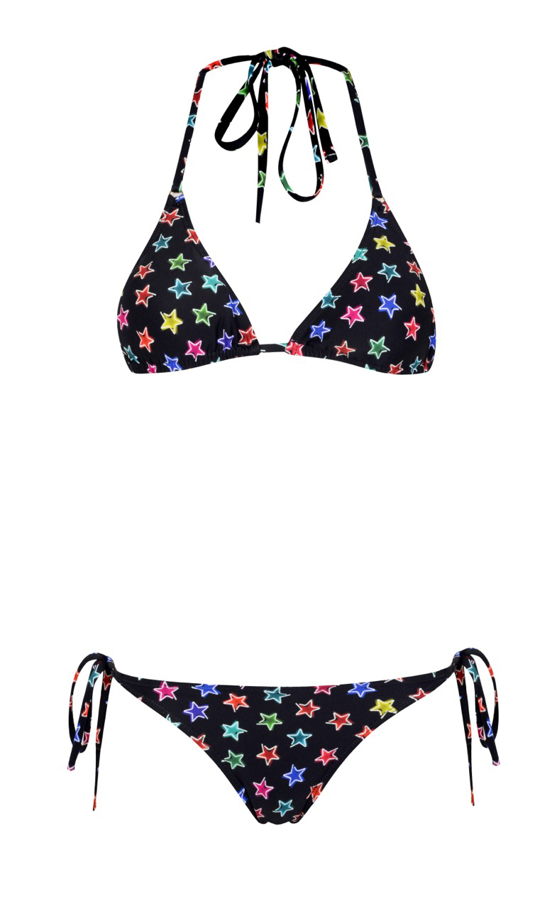 Soho star triangle bikini, £65 for the top, £65 for the bottom. www.lisakinglondon.com