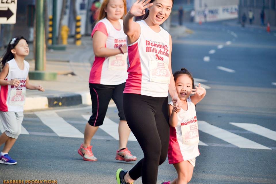 Happy mom and daughter at the Mommy Milkshare Run last year