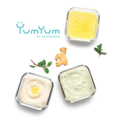 YumYum has great airtight containers to store baby's food.