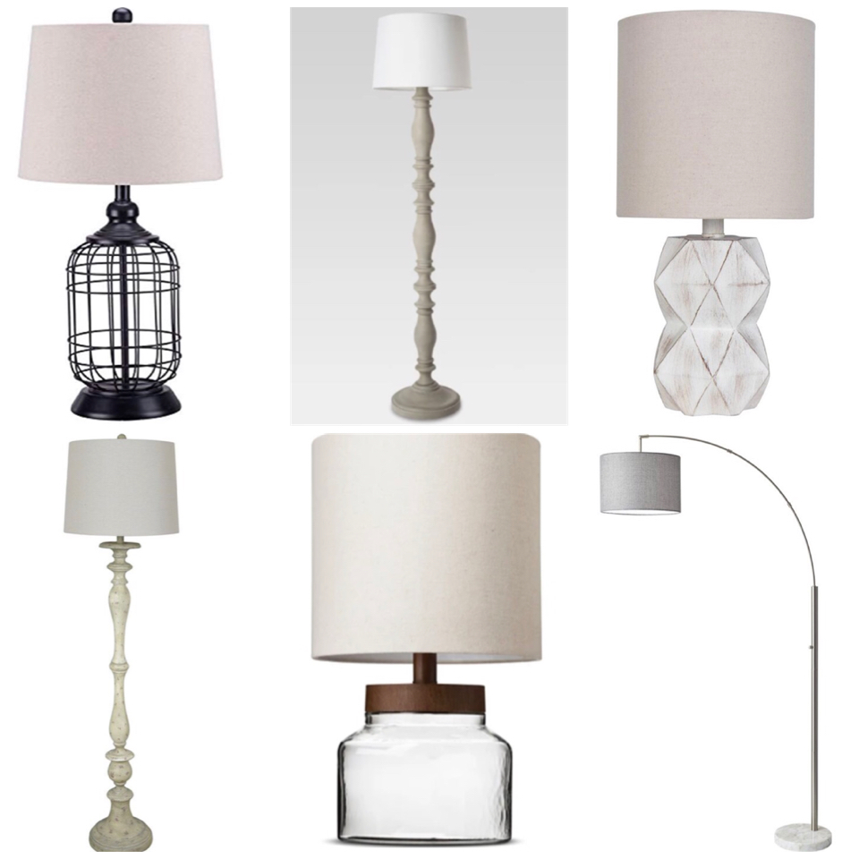 Farmhouse Style Lamps Round Up