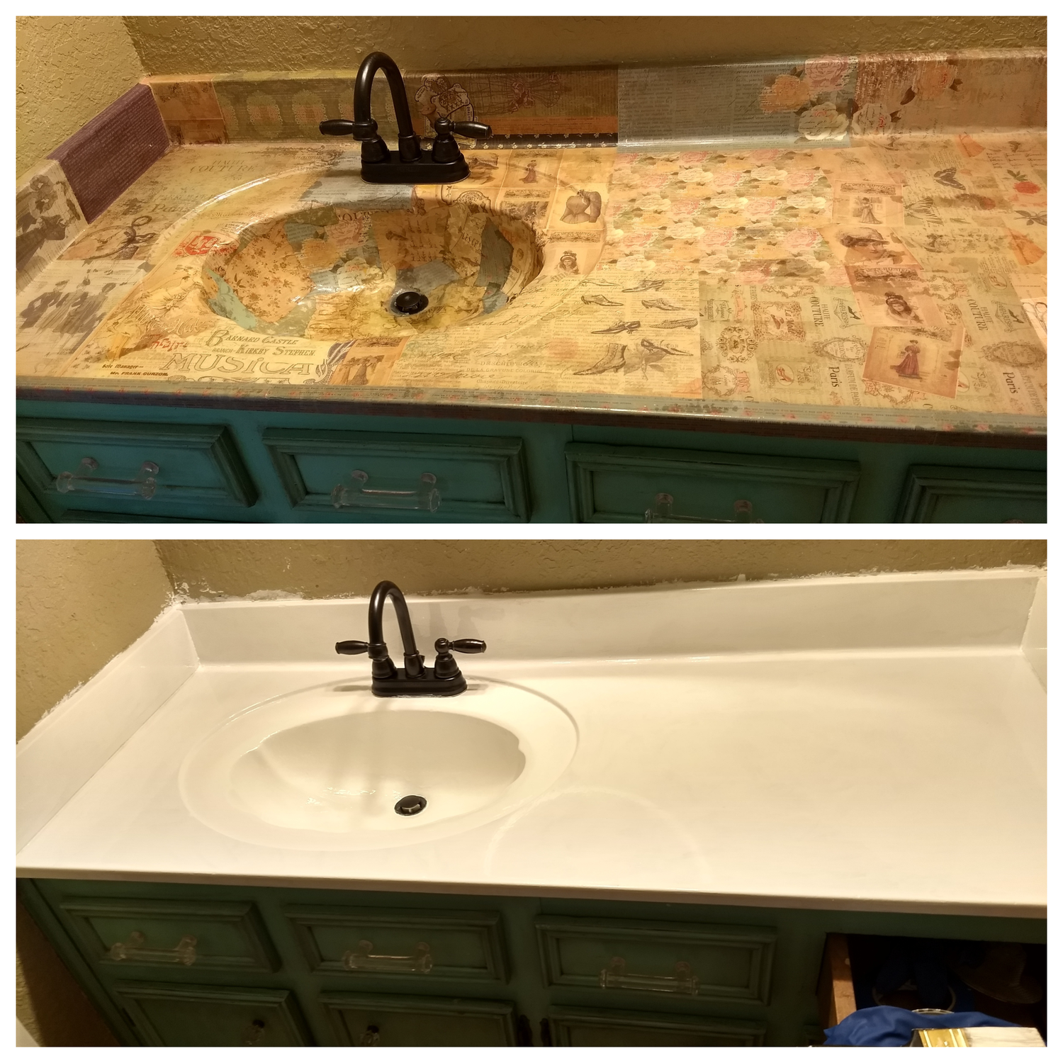 How To Remove Decoupage From A Sink And Countertop Mack Packing