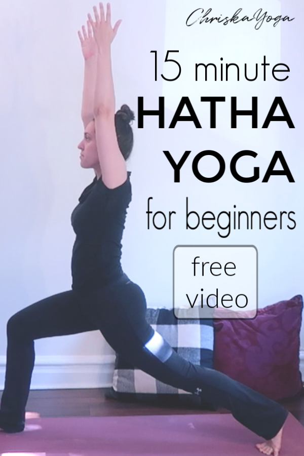 15 Minute Hatha Yoga for Beginners — ChriskaYoga