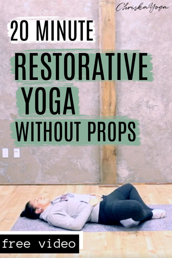restorative yoga no props