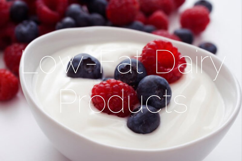 Low-Fat Dairy Products