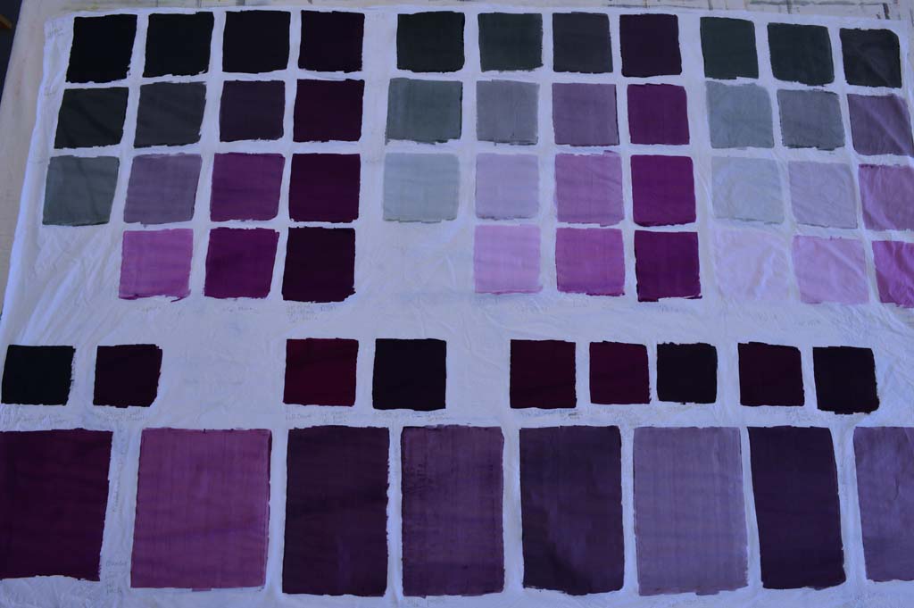 Using thickened dyes to create new colour families