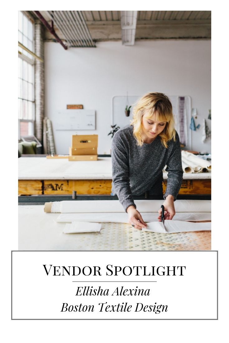 Vendor Spotlight Ellisha Alexina Boston Textile Designer