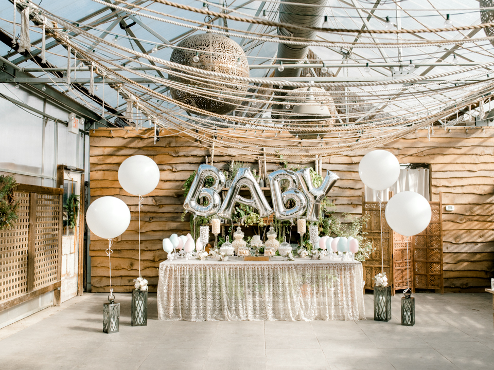 Green House Baby Shower Gender Reveal At Terrain At Styers In