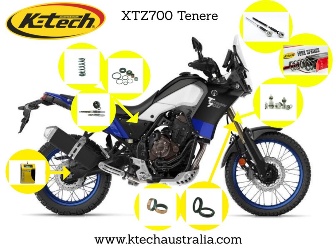 Yamaha Tenere XTZ700 Suspension Upgrades — K-Tech Australia