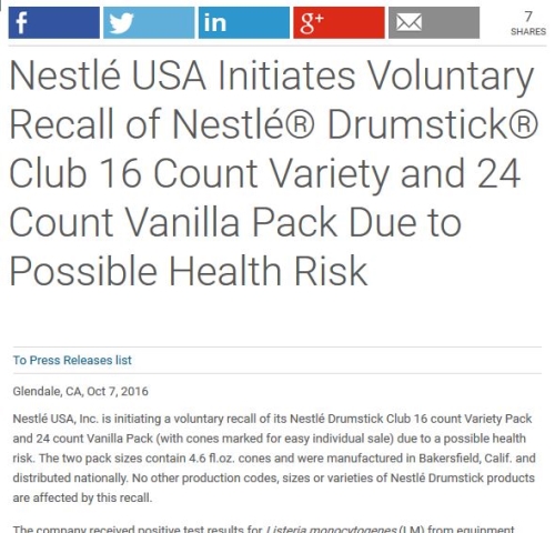 Nestle Drumsticks