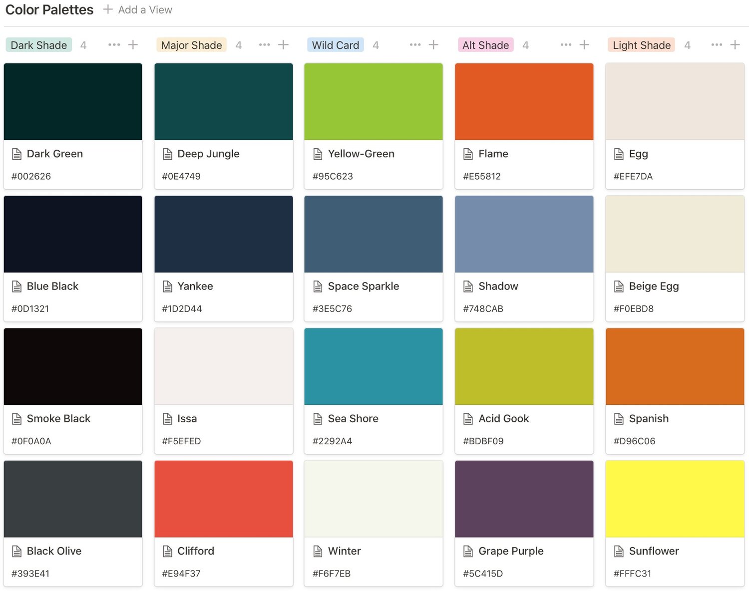 I Made A Color Palette Generator With Notion Red Gregory
