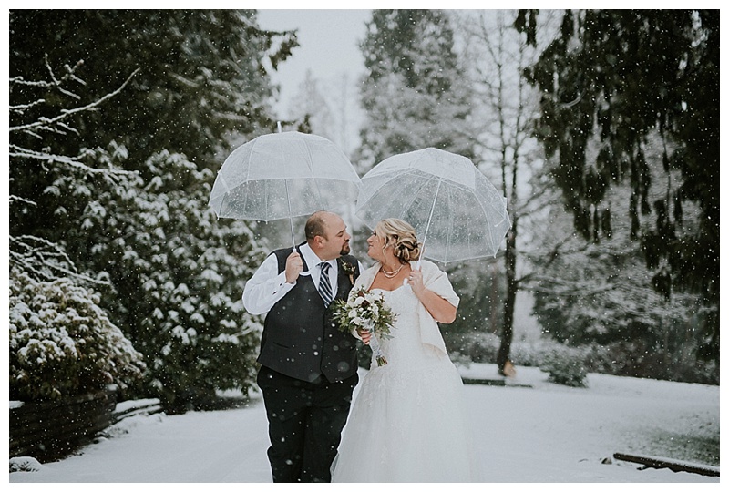 winter wedding langley