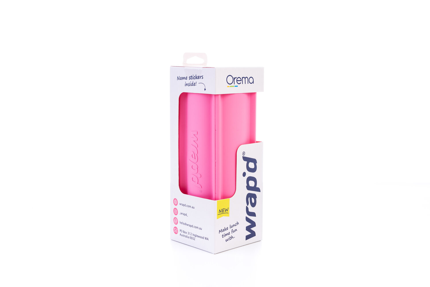 Wrap'd | Silicone Wrap Holder | Perth Australia Wrap'd - Pink Wrap'd- Blue