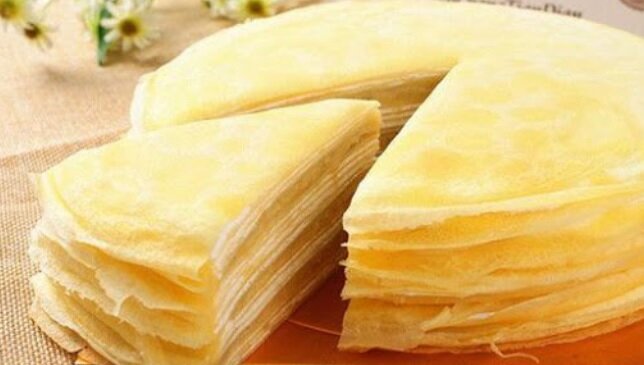 durian crepe cake