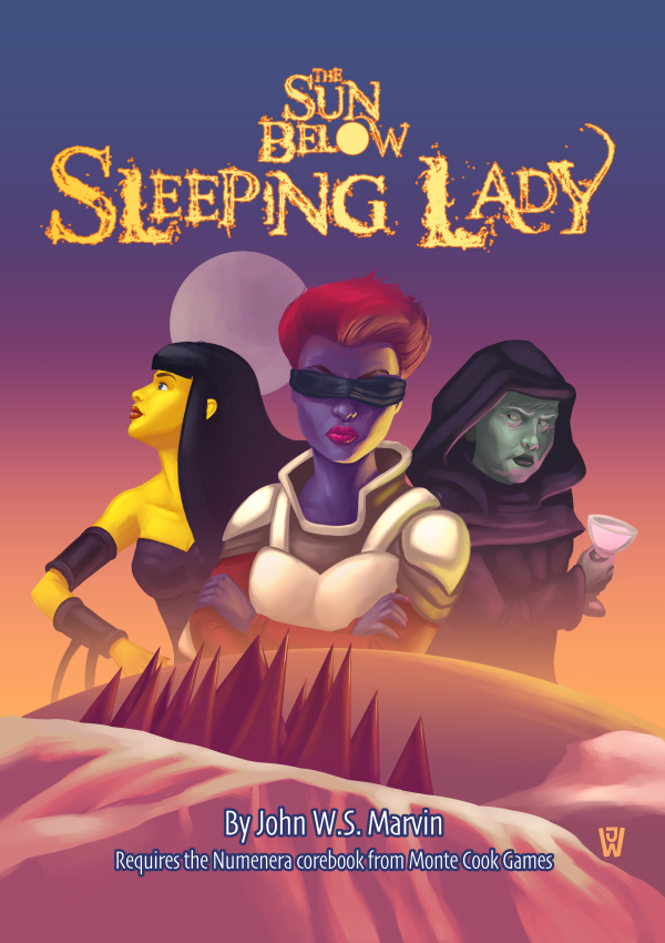 The Sun Below: Sleeping Lady; Numenera adventure; Dread Unicorn Games