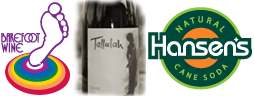 Barefoot Wine & Bubby, Tallulah Wines, Hansen's Natural Cane Soda