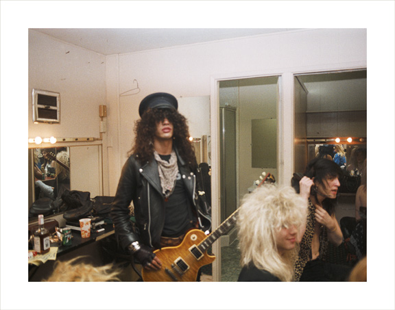 Guns 'N Roses backstage at the Roxy — Marc Canter