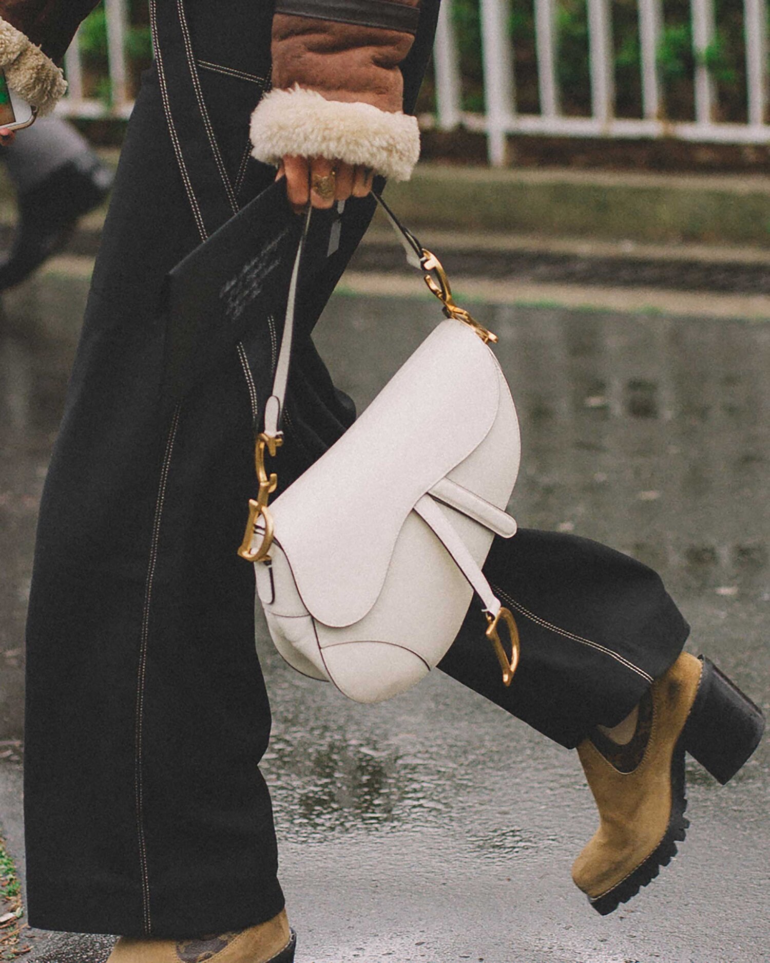 Dior Saddle bag in Paris — Sarah Christine