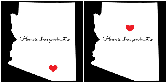 Kimberly Kalil Designs: Home Is Where You Heart Is print