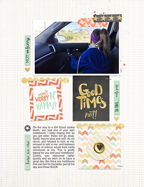 Good Times? Not! | Simple Scrapper | Kimberly Kalil Designs