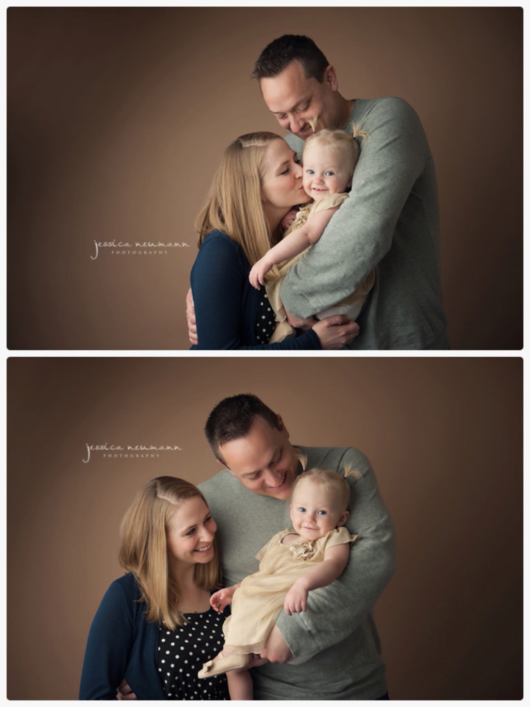 studio images with 1 year old